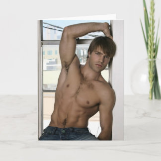 Carte Jeune beau mâle