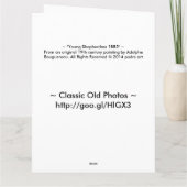 Carte Jeune bergère 1885 (Dos)