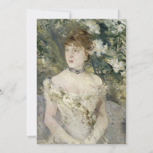 Carte Jeune fille dans une balle Berthe Morisot