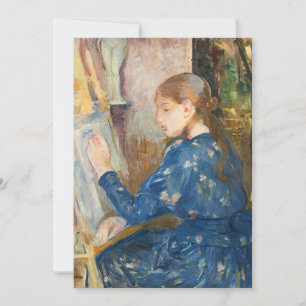 Carte Jeune Fille Écrivant Berthe Morisot