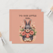 Carte Jeune fille Valentine (Devant/Arrière en situation)