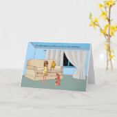 Carte Jeune formatrice de chiens ayant un anniversaire (Fleur jaune)