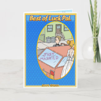 Carte Jeune-marié de félicitations !