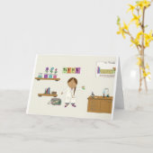 Carte Jeune Scientifique (Fleur jaune)