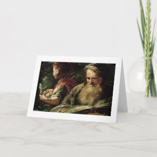 Carte Jeunes et âge (huile sur panneau)