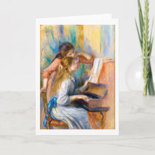Carte Jeunes filles au piano, Renoir