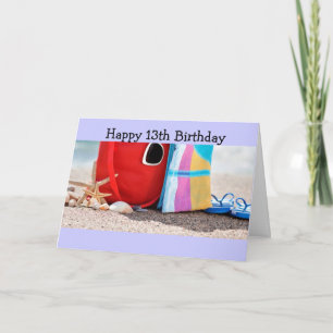 Carte JEUX "13ème" ANNIVERSAIRE À UN NOUVEL ADOLESCENT !