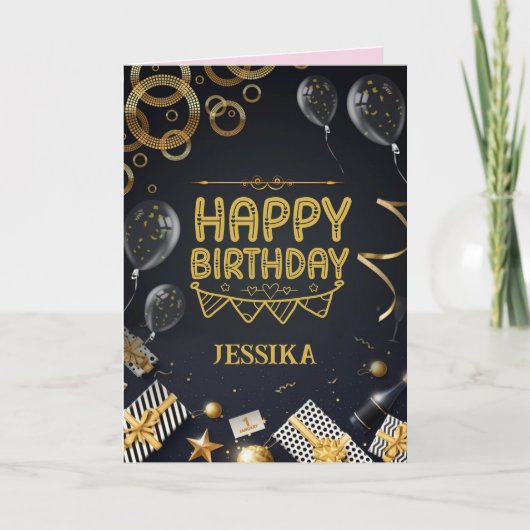 Carte JEUX anniversaire (Devant)