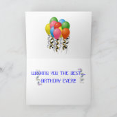 CARTE  JEUX ANNIVERSAIRE ! (Intérieur)