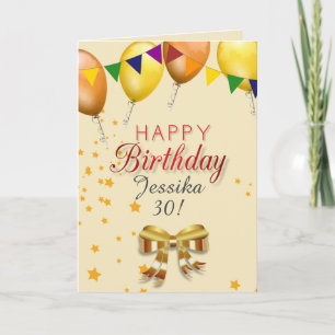Carte JEUX anniversaire