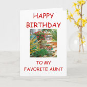 CARTE "JEUX ANNIVERSAIRE À MA CHATTE PRÉFÉRÉE" (Fleur jaune)