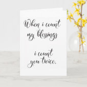 CARTE JEUX ANNIVERSAIRE À MON "BÉNÉDICTION DANS LA VIE" (Fleur jaune)