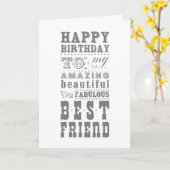 CARTE JEUX ANNIVERSAIRE À MON **MEILLEUR AMI** (Fleur jaune)