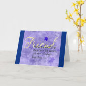 CARTE JEUX ANNIVERSAIRE À MON ***MEILLEUR AMI*** (Fleur jaune)