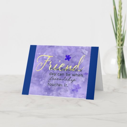 CARTE JEUX ANNIVERSAIRE À MON ***MEILLEUR AMI*** (Devant)