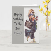 CARTE JEUX ANNIVERSAIRE À ***MON MEILLEUR AMI*** (Fleur jaune)