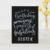 CARTE JEUX ANNIVERSAIRE À UN AMOUR **SIS** (Fleur jaune)