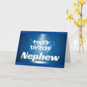 CARTE JEUX ANNIVERSAIRE À UN **NEPHEW TRÈS SPÉCIAL** (Fleur jaune)