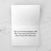 CARTE JEUX ANNIVERSAIRE À VOUS **DADDY** DANS LE SERVICE (Intérieur)