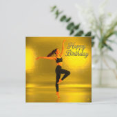 CARTE JEUX ANNIVERSAIRE AVEC UNE FILLE DANGEREUSE (Debout devant)