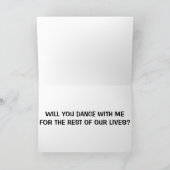 CARTE JEUX ANNIVERSAIRE "DANSE" SUR VOTRE ANNIVERSAIRE (Intérieur)