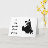 CARTE JEUX ANNIVERSAIRE "DANSEZ" (Fleur jaune)