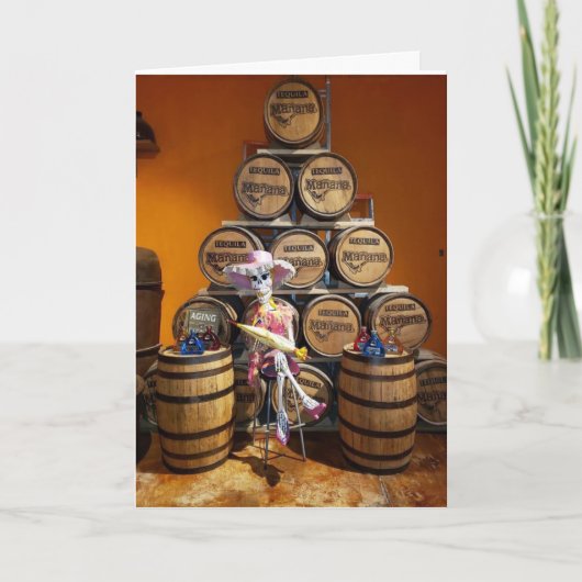 CARTE "JEUX ANNIVERSAIRE" D'UN SKELETON DE DRUNKIN (Devant)