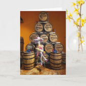 CARTE "JEUX ANNIVERSAIRE" D'UN SKELETON DE DRUNKIN (Fleur jaune)