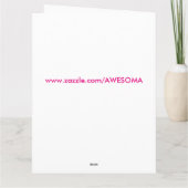 CARTE "JEUX ANNIVERSAIRE" ELEPHANT FILLE (Dos)