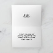 CARTE "JEUX ANNIVERSAIRE, FILS" (SURF À LA PLAGE) (Intérieur)