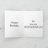 CARTE JEUX ANNIVERSAIRE/JOLIE JOURNÉE (Intérieur)