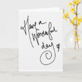 CARTE JEUX ANNIVERSAIRE/JOLIE JOURNÉE (Fleur jaune)