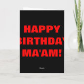 CARTE JEUX ANNIVERSAIRE MA'AM (Dos)