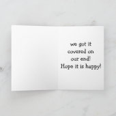 CARTE JEUX ANNIVERSAIRE-NOUS L'AVONS REÇU À NOTRE FIN (Intérieur)