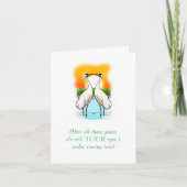 CARTE JEUX ANNIVERSAIRE/"TOUJOURS VOS YEUX JE PRÉFÈRE RE (Devant)