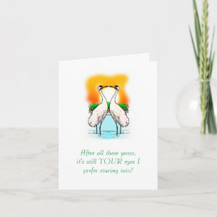 CARTE JEUX ANNIVERSAIRE/"TOUJOURS VOS YEUX JE PRÉFÈRE RE