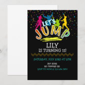 Carte JEUX D'ANNIVERSAIRE, ANNIVERSAIRE DE ENFANT, Tramp (Devant / Derrière)