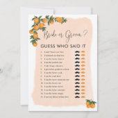 Carte Jeux de Saperlipopette pour la Mariée et le Marié (Devant)