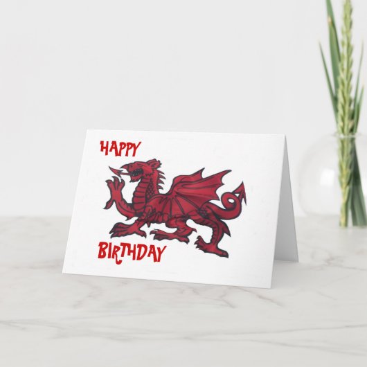 CARTE JEUX DRAGON D'ANNIVERSAIRE (Devant)