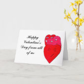 CARTE JEUX JOUR VALENTINES DE NOUS TOUS (Fleur jaune)