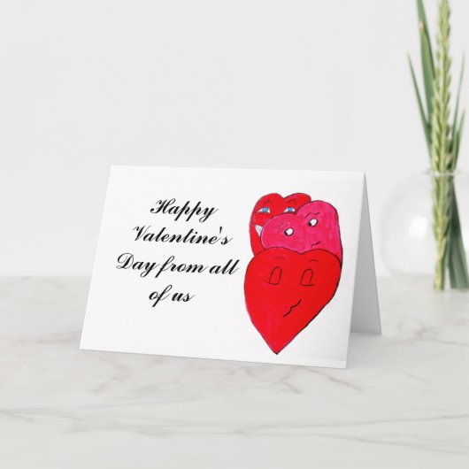 CARTE JEUX JOUR VALENTINES DE NOUS TOUS (Devant)