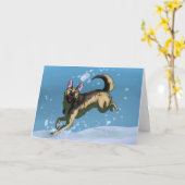 Carte Jeux neige (Fleur jaune)