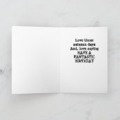 CARTE **JEUX OCTOBRE ANNIVERSAIRE** L'AUTOMNE VOUS SOUHA (Intérieur)