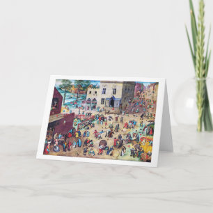 Carte Jeux pour enfants, Pieter Bruegel