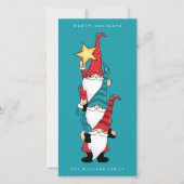 Carte JEUX VACANCES Gnomes Décoration Arbre (Devant)