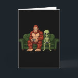 Carte Jeux vidéo extraterrestres Bigfoot Sasquatch Ufo H<br><div class="desc">Bigfoot Alien Jeux vidéo Sasquatch Ufo Hommes Garçons Enfants _1</div>