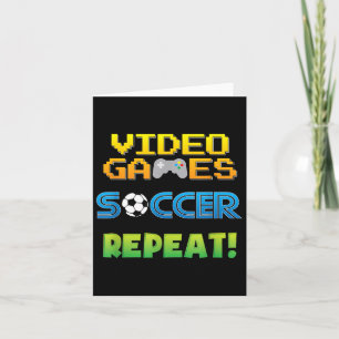 Carte Jeux Vidéo, Football, Citation Drôle Dit Graphique