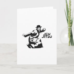 Carte Jew Jitsu Cadeaux juifs Bar Mitzvah