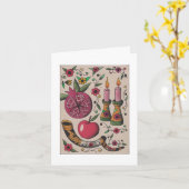 Carte Jewish Voice for Peace Rosh Hashanah Card (Fleur jaune)