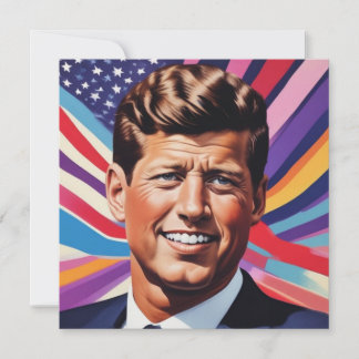 Carte JFK John F. Kennedy Motivational Card